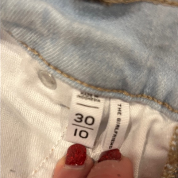 LOFT Women's Straight Leg Jeans in Light Blue - Picture 5 of 7